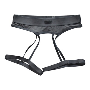 D.M男内裤低腰性感莫代尔宽条绒毛柔软丁字缕空个性情趣火辣配件