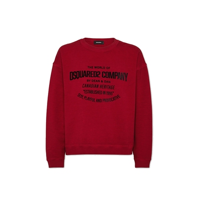 【4折】DSQUARED2/D2次方  男士圆领休闲套头卫衣