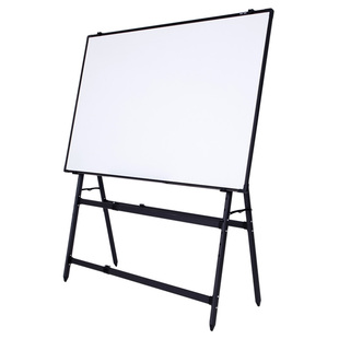 紫微星可折叠黑板支架式儿童写字板商用教学办公培训家用白板绿板可擦双面磁性留言板移动小黑板工厂车间看板