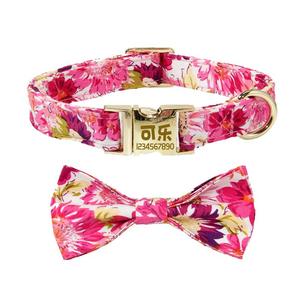 狗狗刻字项圈防走失颈圈脖圈小泰迪牵引绳小中大型犬伸缩狗绳狗圈