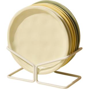 陶瓷餐碟吐骨碟高颜值精致吐骨头盘碟家用小吃碟子小号餐桌垃圾盘