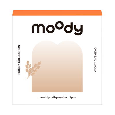 moody日抛美瞳10片隐形眼镜大小直径格雷玫瑰月光石pro定位高光
