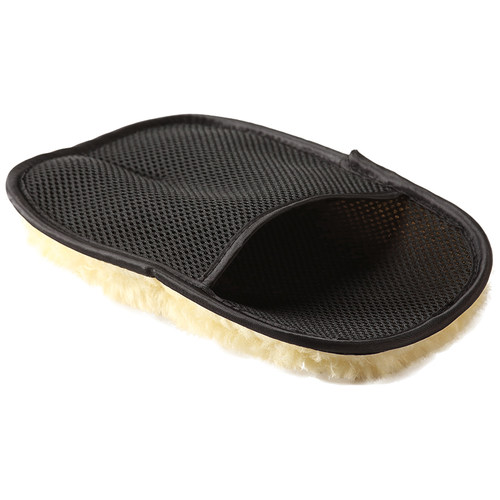 汽车洗车羊毛手套毛绒不伤漆面超细纤维雪尼尔专用毛巾擦车布神器