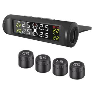 胎压监测器传感器外置汽车轮胎检测仪无线高精度精准语音通用防盗