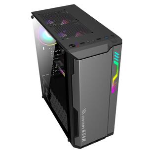 世纪之星 星舰电脑ATX机箱USB3.0玻璃全侧透电竞游戏机箱 240水冷
