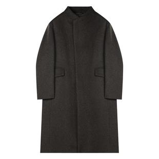 新中式立领羊毛呢子大衣男长款过膝新款2026风衣保暖加厚冬季外套