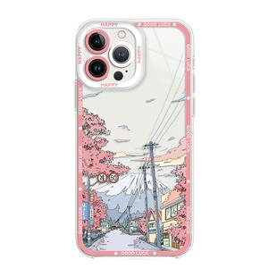 日系插画适用苹果15手机壳16/iphone14promax漫画13小清新12mini夏天11新款x情侣8plus风景17梦幻xs文艺7治愈