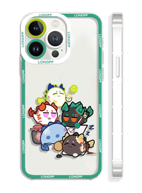二次元16pro手机壳明日方舟龙泡泡oppoa92s华为p70红米k80苹果15适用于iPhonexr魅族21小米14vivoy77e荣耀200