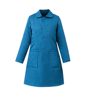 加厚护士值夜班羽绒服棉衣医护棉袄药店诊所工作服防寒大衣冬季