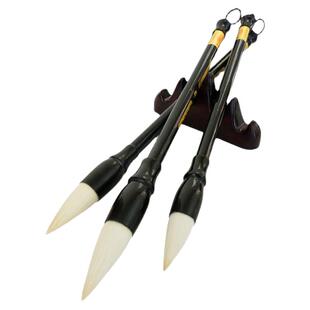 金宝堂蒜头笔羊毫短峰毛笔套装书法兼毫楷书隶书专用初学国画牡丹