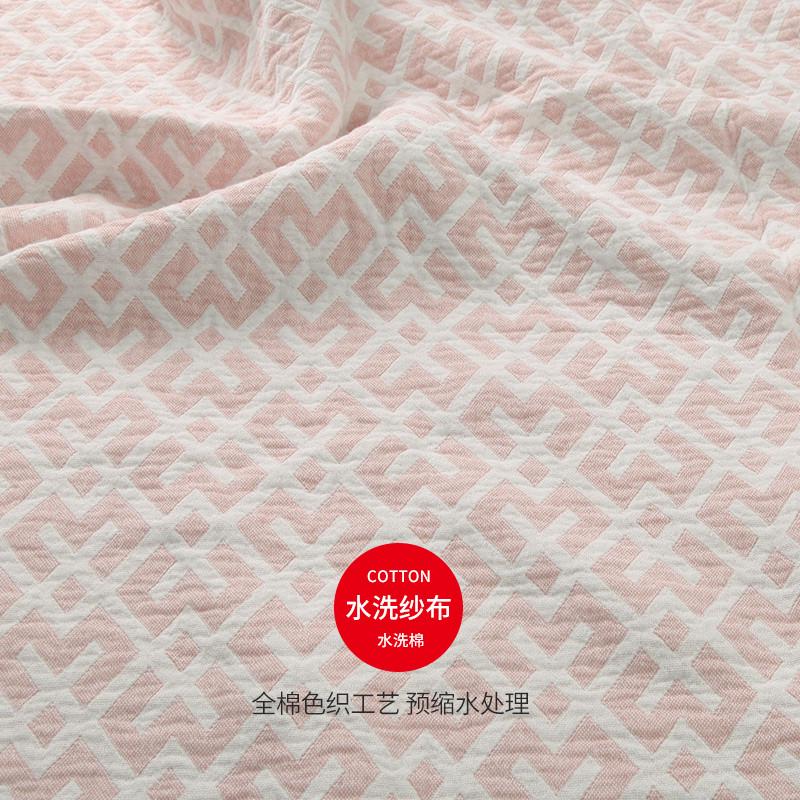全棉水洗纱布毛巾被纯棉单人双人毛巾毯子日式午睡休闲盖毯空调毯