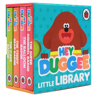 嗨道奇小小图书馆4册手掌书 英文原版绘本 Hey Duggee Little Library BBC 经典动画同款狗狗老师 学龄前儿童亲子共读早教认知书