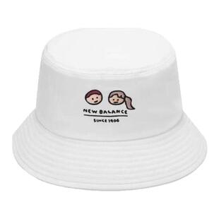 New Balance 图案印花 棉质 渔夫帽 男女同款 GDA47113-IV