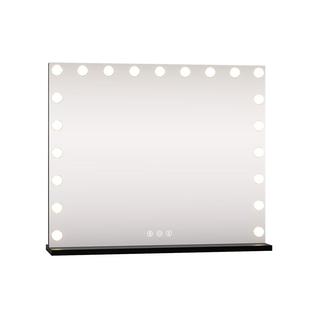 化妆镜带灯梳妆台led灯泡桌面台式智能梳妆镜化妆师专用补光镜子