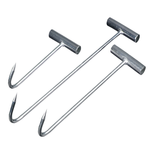 杀猪勾子商用丁字钩水泥T型猪肉钩手拉钩牛羊肉钩肉钩子屠宰钩