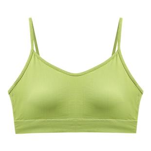 三福小交叉美背运动文胸女聚拢内搭带杯内衣可外穿细肩带吊带背心