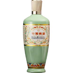 竹叶青酒山西杏花村汾酒荣耀绿53度500ml单瓶露酒清香型酒
