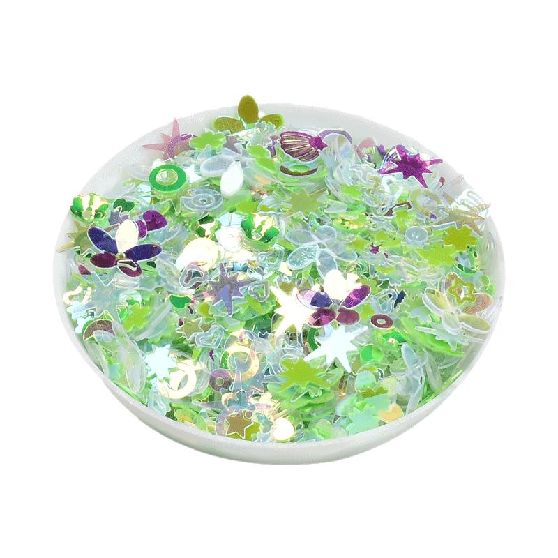 混款亮片闪粉流麻diy手工材料滴胶自制饰品流沙油填充物美甲亮片