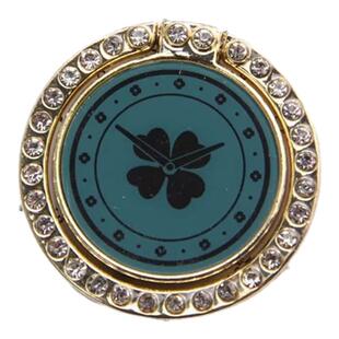 手机指环支架金属背贴式镶钻拉环贴多功能旋转粘贴式便携桌面支撑