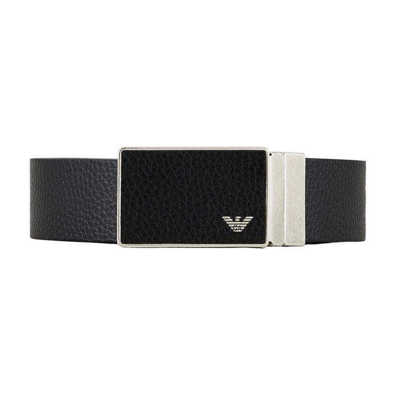 EMPORIO ARMANI/阿玛尼秋冬男士双面老钱风通勤可替换扣板扣腰带