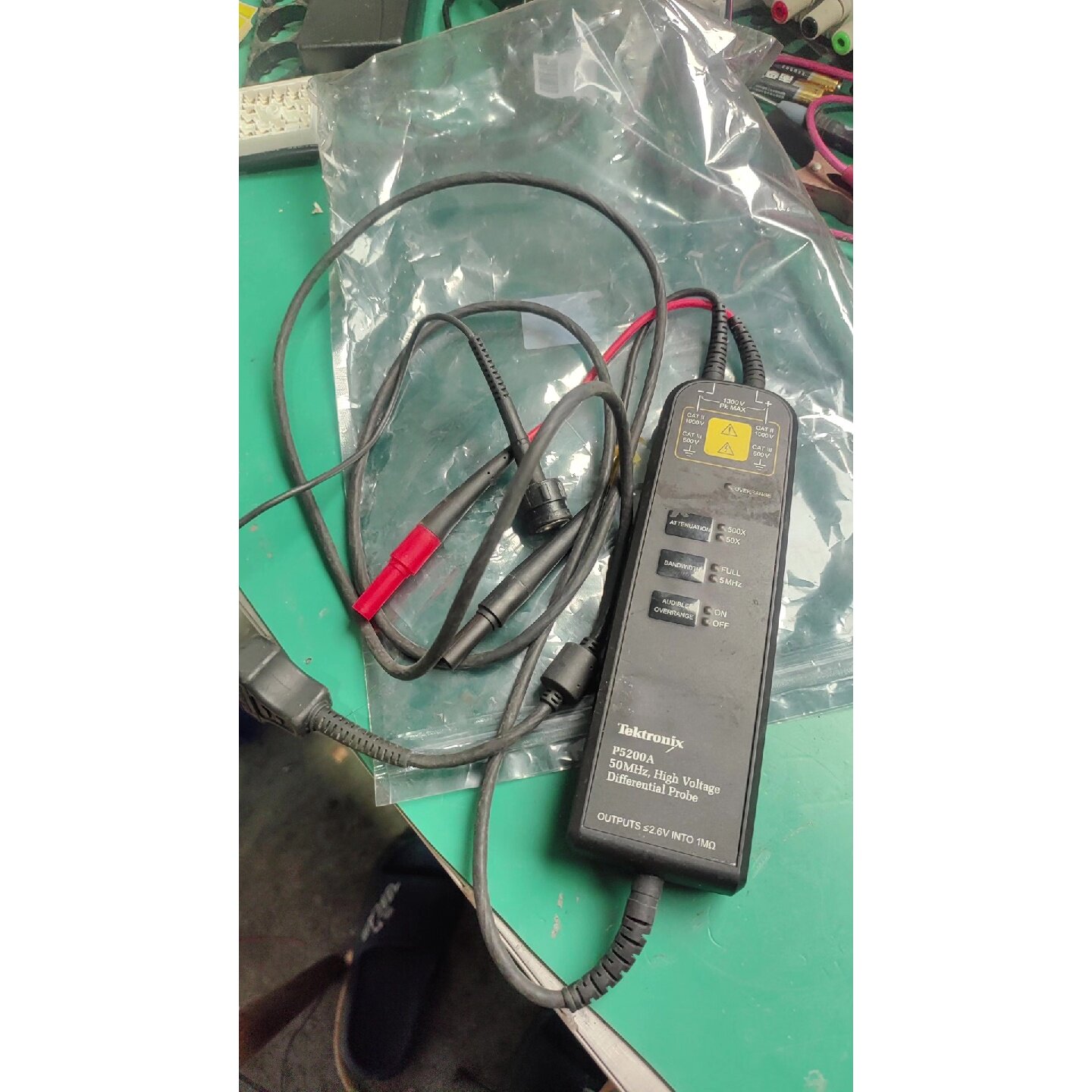 【议价-可维修】P5200A Tektrox泰克示波器高压差分探头 /二手均图片
