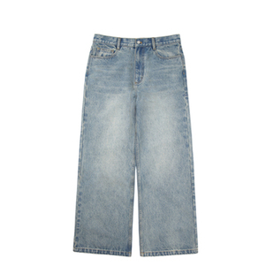 化学制品 阿姆的八英里 宽松水洗牛仔裤 P2_BLU_JEANS