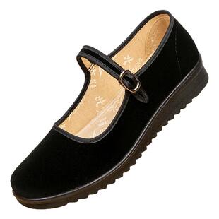 和韵祥工作鞋女客房酒店服务员通勤单鞋2026新款春季老北京布鞋女