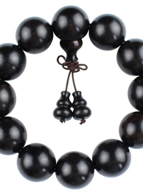 手串乌木佛珠黑黄檀紫光厂家直销