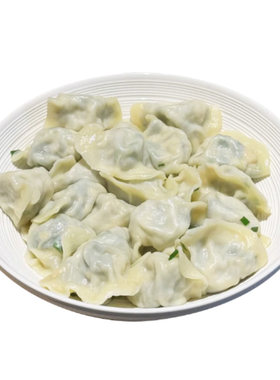 饺子韭菜鸡蛋水饺素饺子手工5斤约150个猪肉大葱速冻批发早餐冷冻