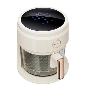 Apixintl安本素空气炸锅玻璃家用新款可视化多功能4L空气电炸锅