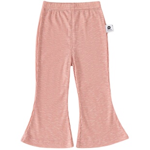 INSbobo女童裤子夏薄款儿童防蚊裤休闲女宝喇叭裤初夏穿搭空调裤