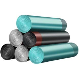 大卷垃圾袋抽绳式家用加厚手提超厚结实收口特厚宿舍错版塑料袋子