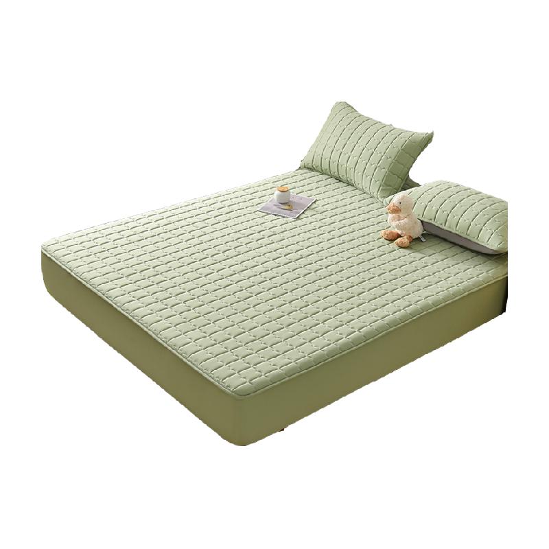 洁丽雅防水隔尿床笠加厚夹棉床套床单席梦思床垫保护罩床罩四季