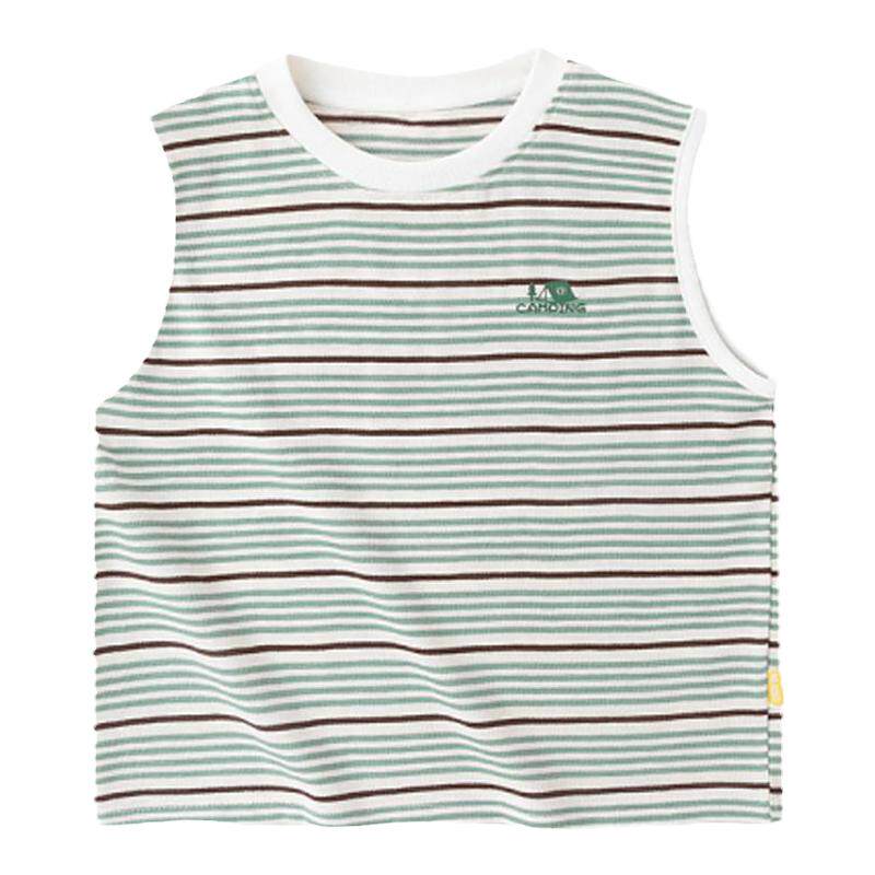 宝宝背心夏季儿童轻薄透气条纹马甲