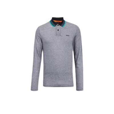 【自营】【保税仓】Hugo Boss春秋新款商务休闲polo翻领长袖男士