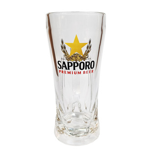 三宝乐原装进口限定带把手啤酒杯玻璃精酿酒杯复古厚重精致400ml