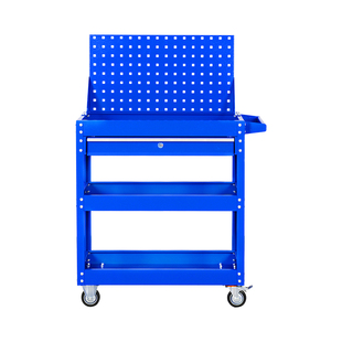 固田工具车汽修手推车多功能移动周转零件多层车间抽屉式带轮三层