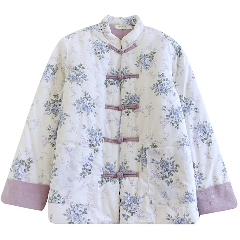 纯手工棉花棉衣女士加厚保暖