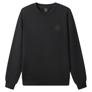 【重工刺绣钉珠】卡宾轻奢圆领卫衣男装春季新款重磅纯棉上衣