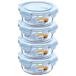 上班族保温便当盒带盖保鲜盒秋冬可微波炉加热饭盒专用玻璃碗带饭