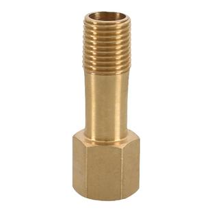 黄铜内外丝加长接头1分2分3分特长机械油管模具铜管延长气动配件