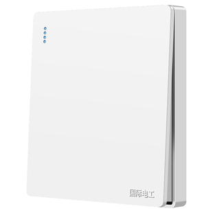 国际电工86型开关插座面板家用墙壁16A空调多孔一开带5斜五孔暗装