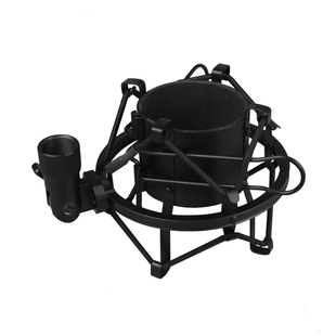 麦克风防震架录音麦电容话筒避震架子金属通用减震夹话筒支架配件