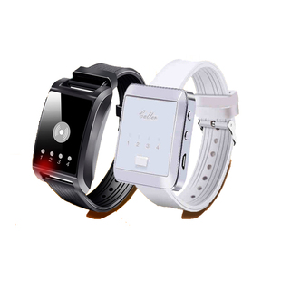 无线手表报警器震动手环防水振动提醒响铃蜂鸣提醒服务餐饮棋牌室大功率远距离一键遥控提醒紧急报警钟服务铃