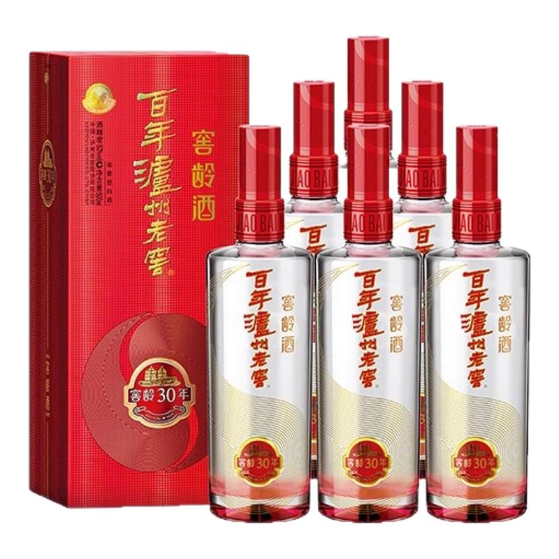 泸州老窖浓香型百年泸州老窖 窖龄酒窖龄30年38度500ml*6瓶