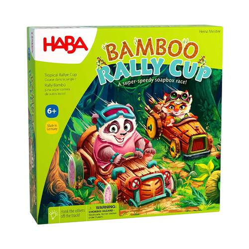 德国HABA儿童进口玩具逻辑思维桌游游戏熊猫拉力赛5-6岁反应策略7