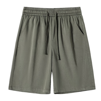 班尼路云感菱格休闲裤男款夏季