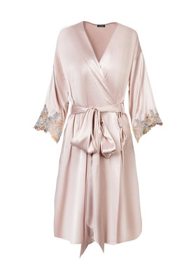 真丝混纺女性混纺慵懒家居服睡衣
