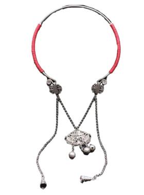 铜镀银铜镀银鲤鱼跃龙门旗袍汉服