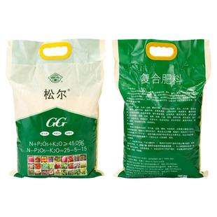 国光松尔肥氮磷钾复合肥园林花卉苗木草坪通用肥料高氮树木果蔬肥